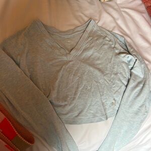 Free people blue shirt